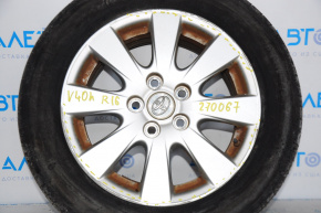 Roată de 16 inch, 6,5J, 5x114,3 Toyota Camry v40 cu jantă.