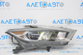 Far dreapta față Nissan Maxima A36 16-18, fără suporturi, necolorată.