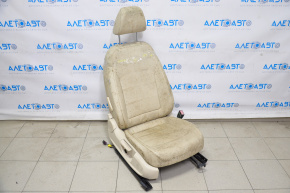 Пассажирское сидение VW Passat b7 12-15 USA с airbag, мех, кожа беж под химчистку