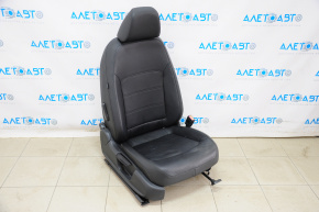 Пассажирское сидение VW Passat b7 12-15 USA с airbag, механич, кожа черн