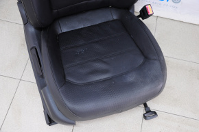 Scaun de pasager VW Passat b7 12-15 SUA cu airbag, manual, piele neagră