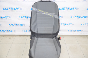 Scaun de pasager Ford Escape MK3 13-19 fără airbag, manual, material textil, negru-gri sub chimic