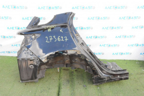 Aripa spate dreapta a un sfert de Lexus CT200h 11-17, neagra, tăiată.