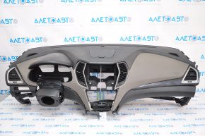 Panoul frontal al torpilei fără AIRBAG Hyundai Santa FE Sport 13-18 negru