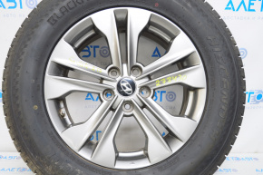 Roată de 17 inch pentru Hyundai Santa FE Sport 13-16, cu o ușoară bordură.