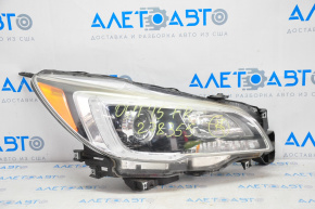 Far dreapta față Subaru Outback 15-17, gol, halogen, întunecată.