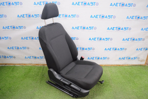 Scaun de pasager pentru VW Jetta 11-18 SUA fără airbag, manual, material textil negru.