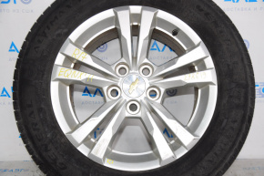 Roată de 17 inch pentru Chevrolet Equinox 10-17, cu o ușoară bordură.