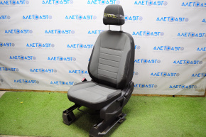 Scaun șofer Ford Escape MK3 13-19 fără airbag, material textil negru-gri, substanță chimică