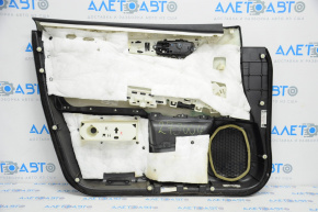 Capacul ușii, cartela din față dreapta Nissan Pathfinder 13-20, negru, material textil, zgârieturi