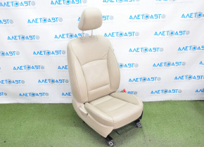 Пассажирское сидение Subaru Outback 15-19 с airbag, механич, кожа беж