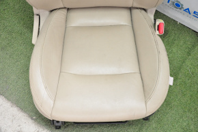 Scaun de pasager pentru Subaru Outback 15-19 cu airbag, manual, piele bej.