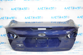 Capac portbagaj Ford Focus mk3 15-18 restilizat 4 uși sub spoiler albastru L6 cu lovituri