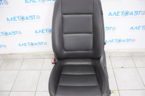 Scaun șofer VW Tiguan 09-17 cu airbag, electric + manual, piele neagră