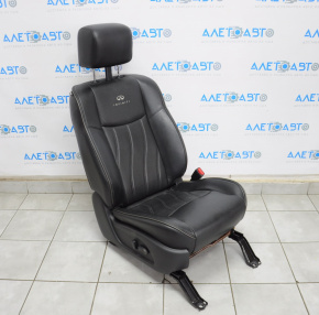 Пассажирское сидение Infiniti JX35 QX60 13- с airbag, электро, кожа черн, подголов с монитор