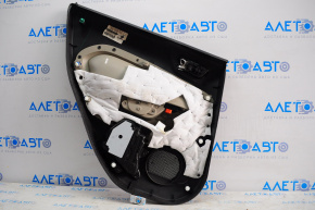 Capacul usii card spate dreapta Ford Fiesta 11-19 negru-gri cu insertie, pentru curatare chimica