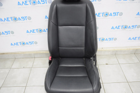 Scaun șofer Lexus ES300h ES350 13-18 fără airbag, electric, încălzit, piele neagră, piele uzată