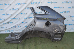 Aripa spate stânga Lexus RX350 RX450h 10-15, gri închis, completată