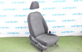 Пассажирское сидение VW Passat b8 16-19 USA без airbag, механич, тряпка черн