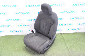 Водительское сидение Chrysler 200 15-17 без airbag, механич, тряпка черн