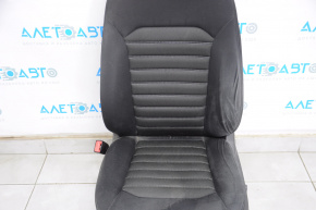 Scaun șofer Ford Fusion mk5 13-16 fără airbag, electric, material textil negru alb cu dungi