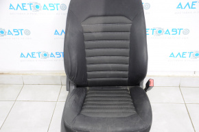 Пассажирское сидение Ford Fusion mk5 13-16 без airbag, механич, тряпка черн белая строчка