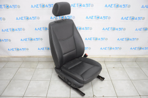 Scaun pasager BMW X3 F25 11-17 cu airbag, electric, piele neagră, încălzire