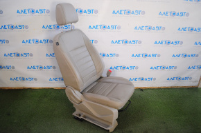 Scaun de pasager Ford Escape MK3 13-19 cu airbag, manual, piele, bej.