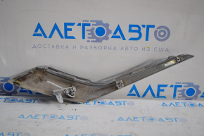 Moldura bara fata crom dreapta jos Mitsubishi Outlander 16-21 reconditionata, suport rupt, zgarieturi, nisip.