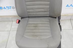 Scaun șofer Ford Fusion mk5 13-16 fără airbag, manual, material textil gri, necesită curățare chimică