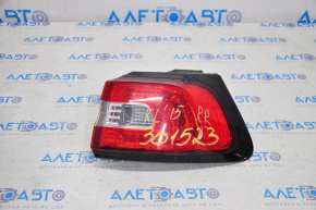 Lampa exterioară aripă dreapta Jeep Cherokee KL 14-18, post-restyling, cu suport rupt.