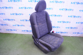 Пассажирское сидение Nissan Rogue 14-20 без airbag, механич, тряпка черн,под химчистку