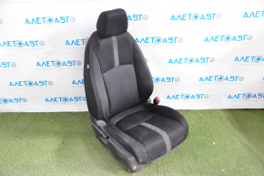 Scaun pasager Honda Civic X FC 16-18 4d fără airbag, manual, material textil negru.