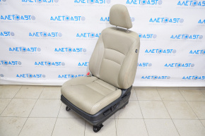 Scaun șofer Honda Accord 13-17 cu airbag, electric, piele bej, pentru curățare chimică