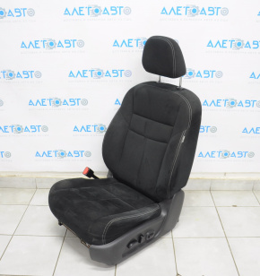 Scaunul șoferului Nissan Murano z52 15- fără airbag, electric, material textil negru.