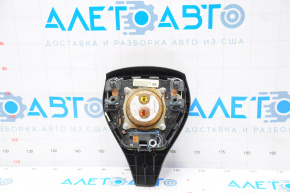 Подушка безопасности airbag в руль водительская Nissan Rogue 14-16 черн, ржав пиропатр, тычка, горелая фишка
