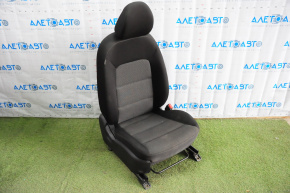 Scaun de pasager Kia Forte 4d 17-18 fără airbag, manual, material textil, negru.