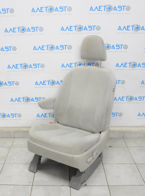 Scaun șofer Toyota Sienna 11-14 fără airbag, electric, velur gri.