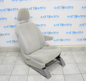 Scaun pasager Toyota Sienna 11-14 fără airbag, manual, velur, gri.