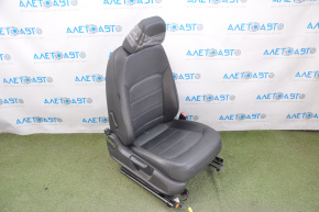 Пассажирское сидение VW Passat b7 12-15 USA с airbag, механич, кожа черн