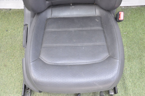 Scaun de pasager VW Passat b7 12-15 SUA cu airbag, manual, piele neagră