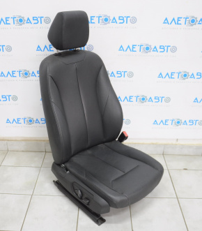 Scaun de pasager BMW 3 F30 12-18 cu airbag, electric, piele neagră