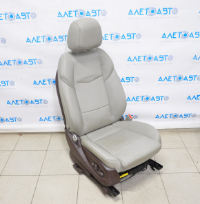 Scaun de pasager Cadillac ATS 13- cu airbag, electric, piele neagră.