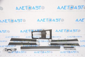 Set de tapițerie interioară CARBON pentru Porsche Cayenne 958 11-14, 8 bucăți.