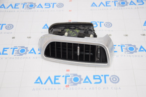 Conducta de aer central dreapta Porsche Cayenne 958 11-17 negru, cromat.