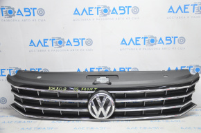 Grila radiatorului cu emblema VW Passat b8 16-19 SUA, nisip