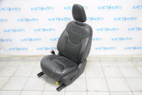 Scaun șofer Jeep Cherokee KL 14-18 cu airbag, electric, piele neagră.