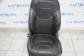 Scaun șofer Jeep Cherokee KL 14-18 cu airbag, electric, piele neagră.