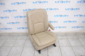 Scaun pasager Lexus RX300 RX330 RX350 RX400h 04-09 fără airbag, electric, piele bej.