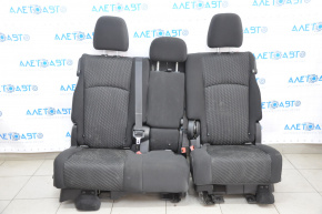 Rândul din spate al locurilor 2 al Dodge Journey 11 - material textil negru